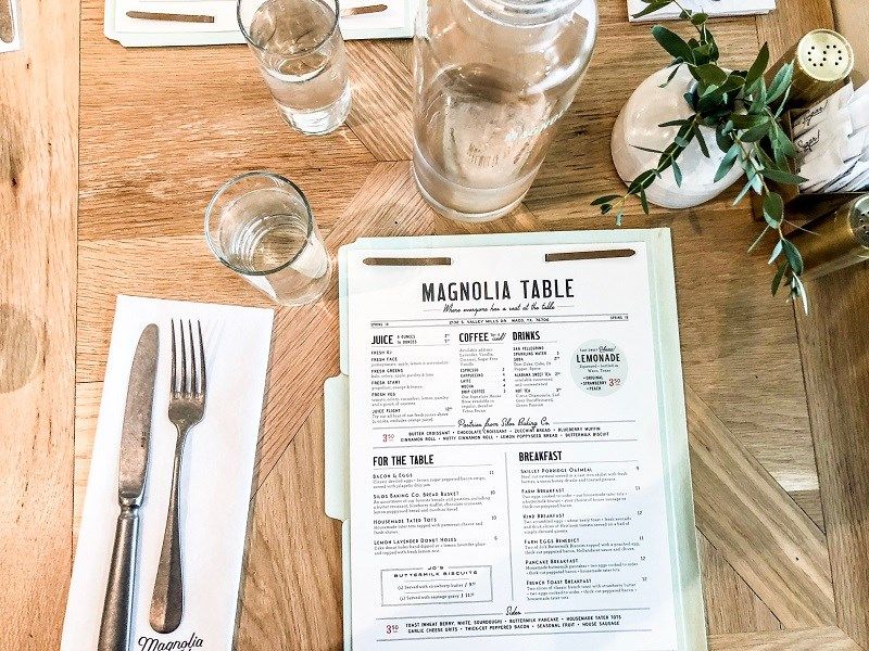 Magnolia Table opens to the public